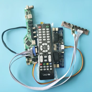  DIY Kit 1280*1024 VGA + AV + USB LVDS 30-Контактный экран 4CCFL Универсальная плата ЖК-контроллера Подходит для MT190EN02/MT170EN01/TX43D15VC0CAD