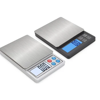  Портативные кухонные весы для взвешивания золотых подарков, настольные цифровые весы, ювелирные весы, электронные весы, 0,1 г, 0,01 г