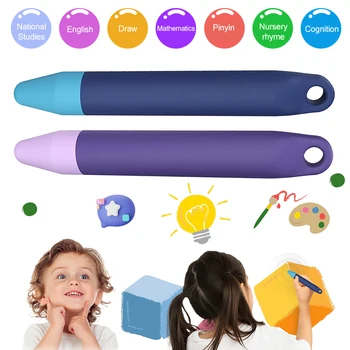  Удобные для детей Стилусы с привязями Стилус для планшета Easy Grip Stylus Pen Карандаш для iPad Air Mini Pro для Amazon Fire Kids