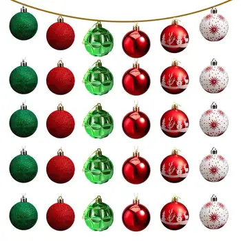  Украшения для Рождественской елки Водонепроницаемые украшения для рождественских шаров 30 шт Рождественские шары Украшения для рождественской елки Рождество